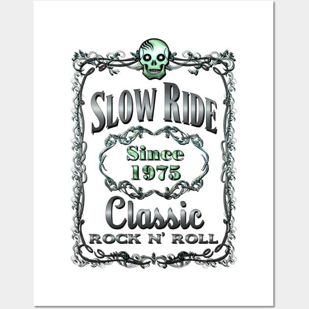 SLOW RIDE WHISKEY LABEL Wall Art by shethemastercovets